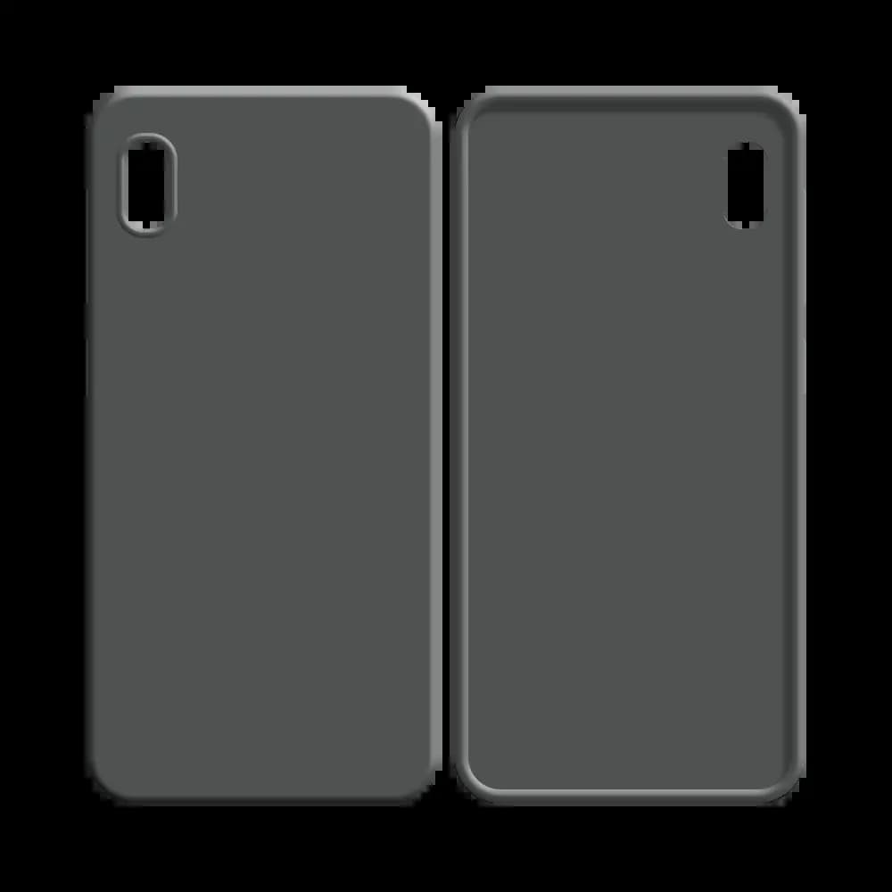 Coque Silicone Compatible pour Samsung Galaxy A10 A105 (#5) Gris