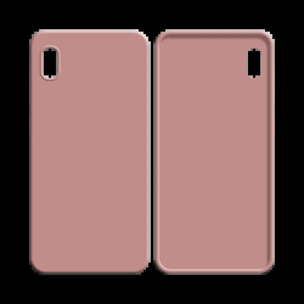 Coque Silicone Compatible pour Samsung Galaxy A10 Rose