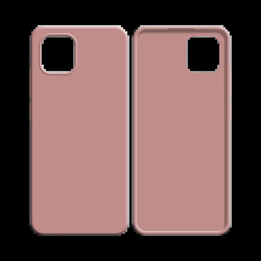 Coque Silicone Compatible pour Samsung Galaxy A03 A035F (#17) Rose
