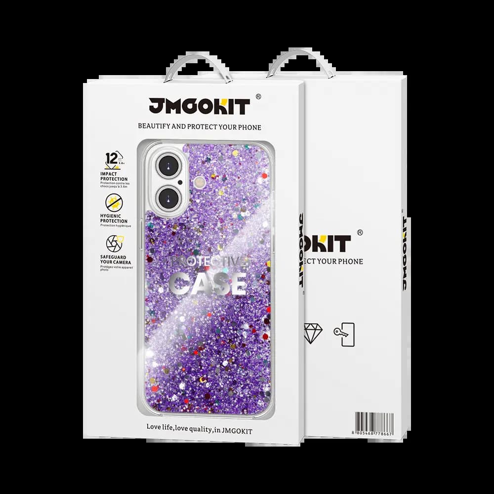 Coque de Protection Twinkle JMGOKIT pour Apple iPhone 16 Violet