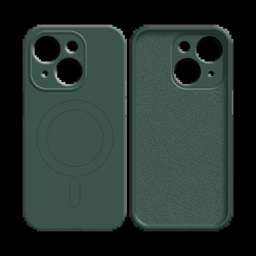 Coque de Protection PROTECT pour Apple iPhone 15 MagSafe Vert Foncé