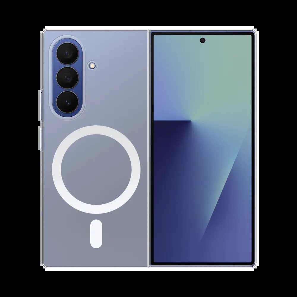 Coque transparente silicone MagSafe – Samsung Galaxy Z Fold 7 5G  - Vue 8