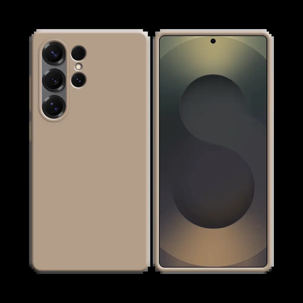 Coque Silicone Compatible pour Samsung Galaxy S25 Ultra Rose Gold