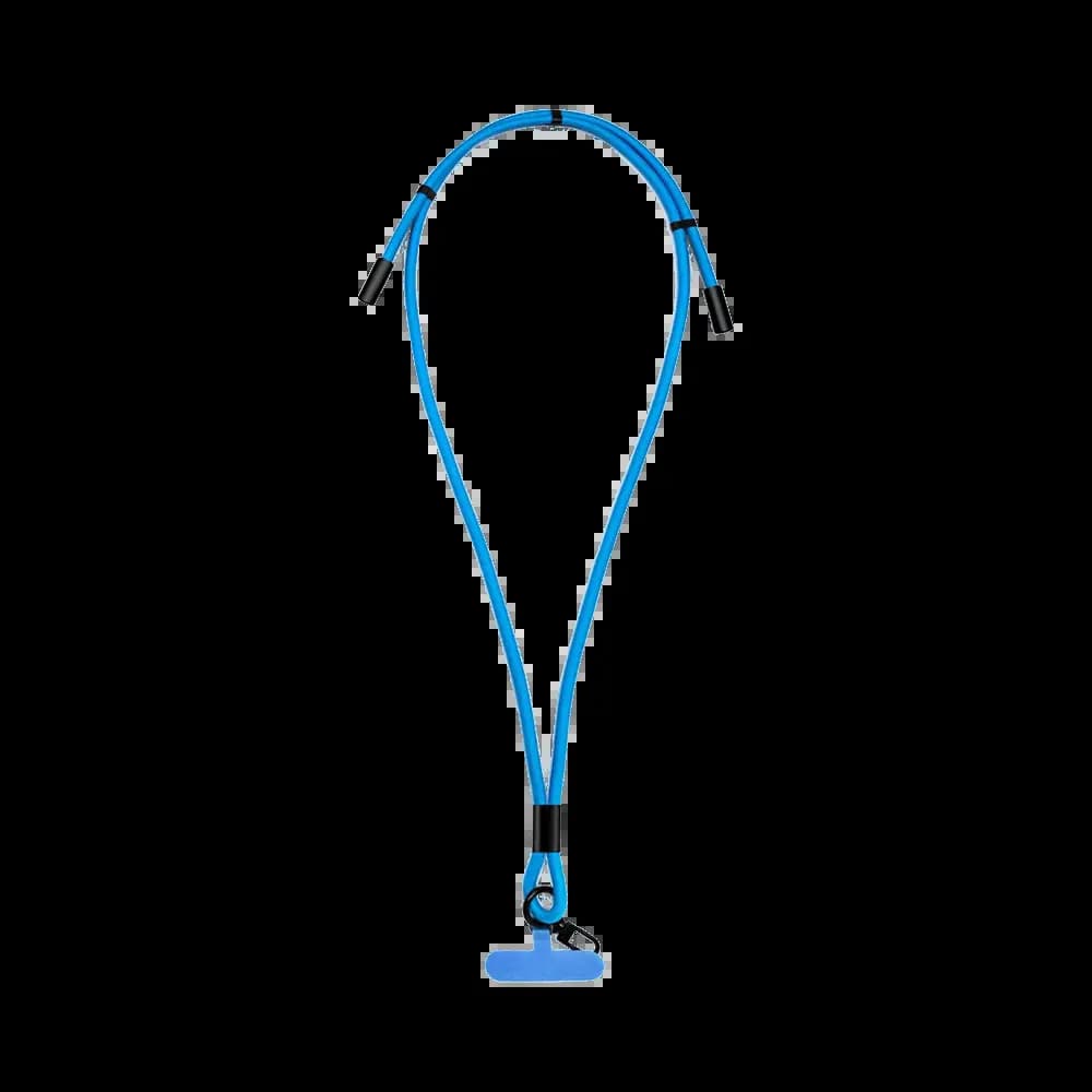 Tour de Cou Smartphone avec Câble Type-C vers Type-C Bleu