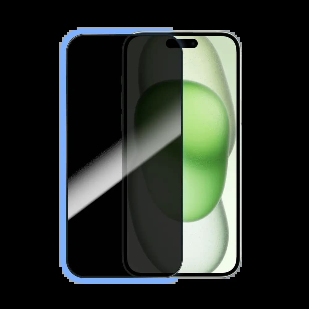 Verre Trempé PRIVACY PROTECT pour Apple iPhone 15 Plus Transparent