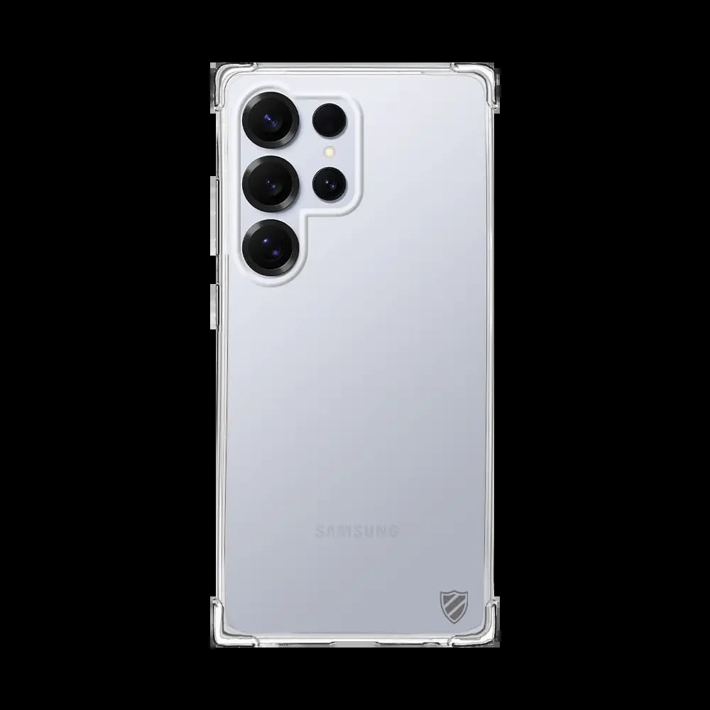 Coque Silicone Renforcée PROTECT pour Samsung Galaxy S25 Ultra Transparent