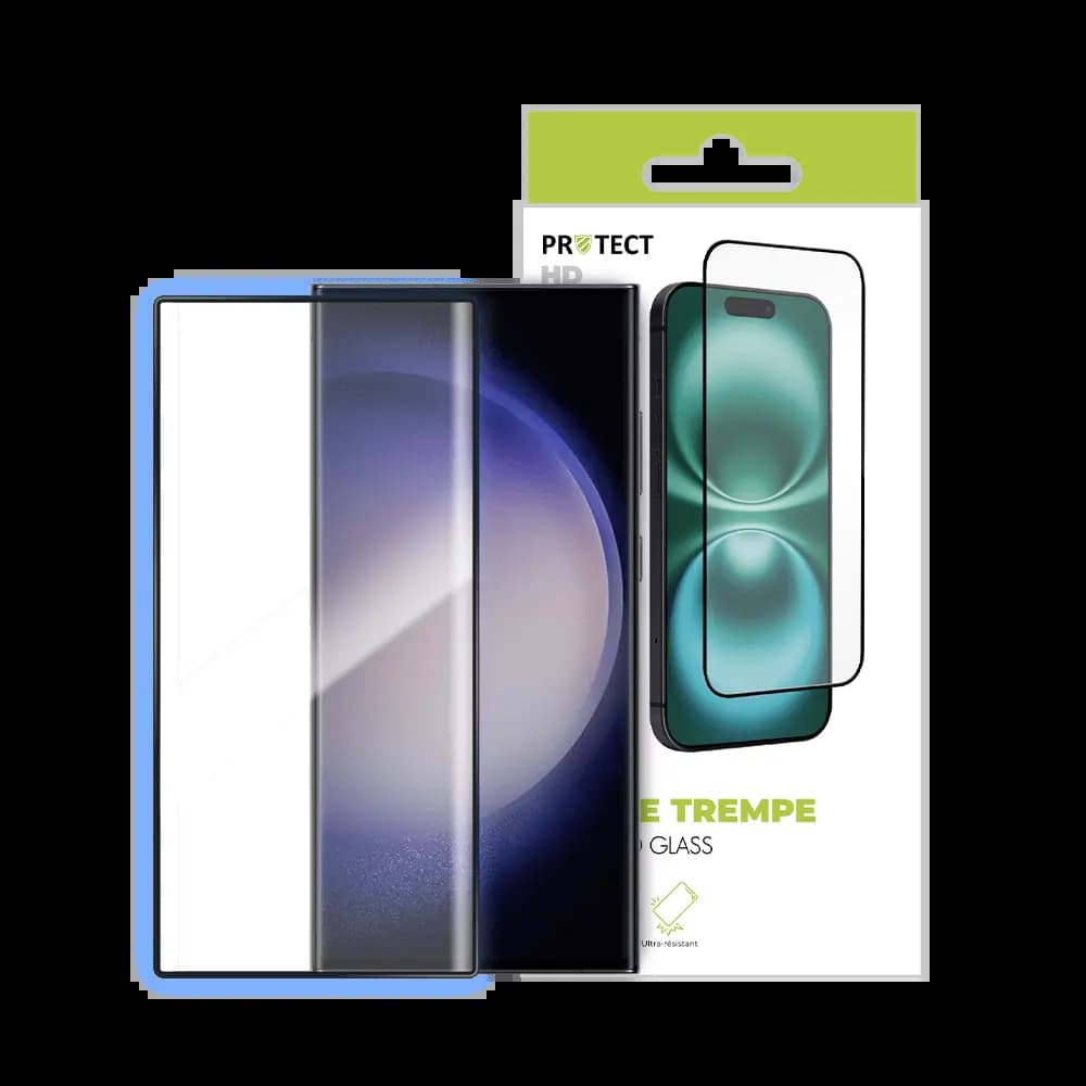 Verre Trempé HD PROTECT pour Samsung Galaxy S23 Ultra 5G Transparent