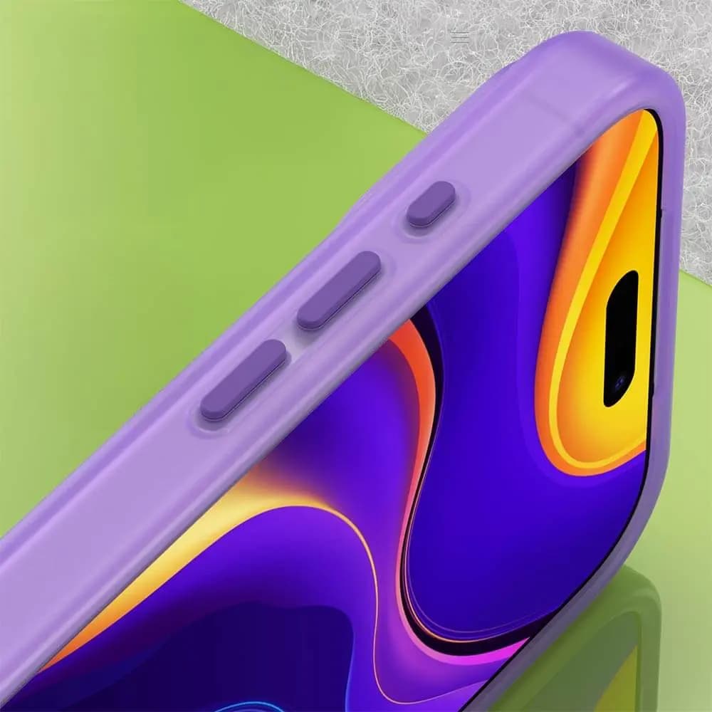 Coque MagSafe bi-matière – iPhone 17 Pro – PROTECT MF-006 Violet Foncé