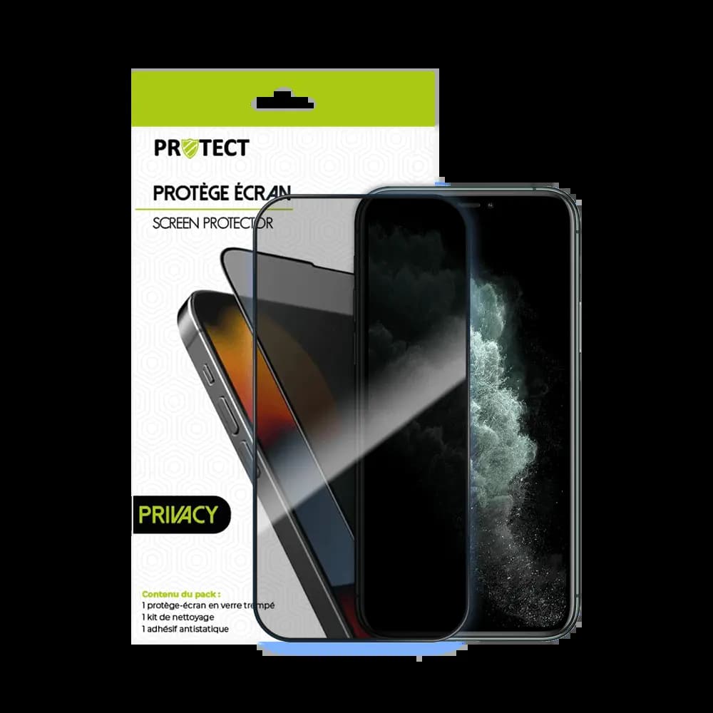 Verre Trempé PRIVACY PROTECT pour Apple iPhone 11 Pro Max & iPhone XS Max Transparent
