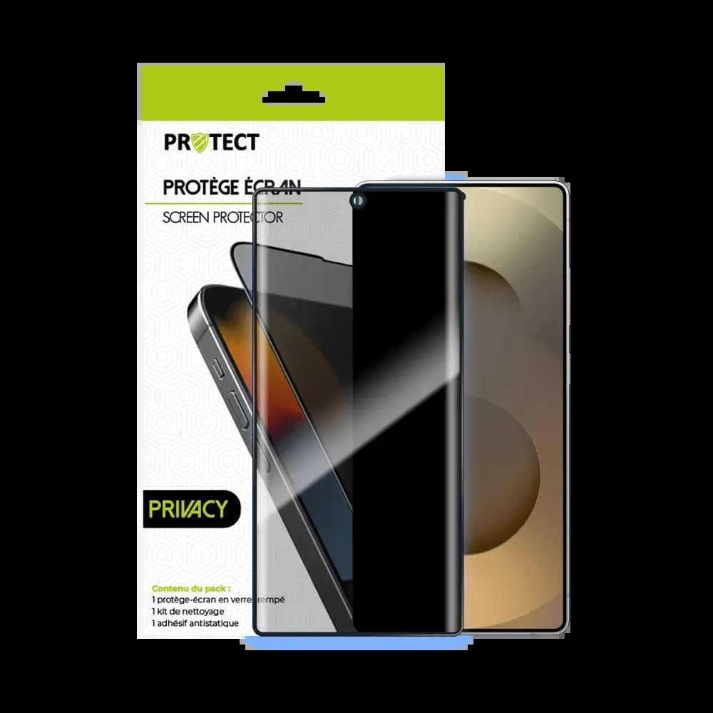 Verre Trempé PRIVACY PROTECT pour Samsung Galaxy S25 Ultra Transparent