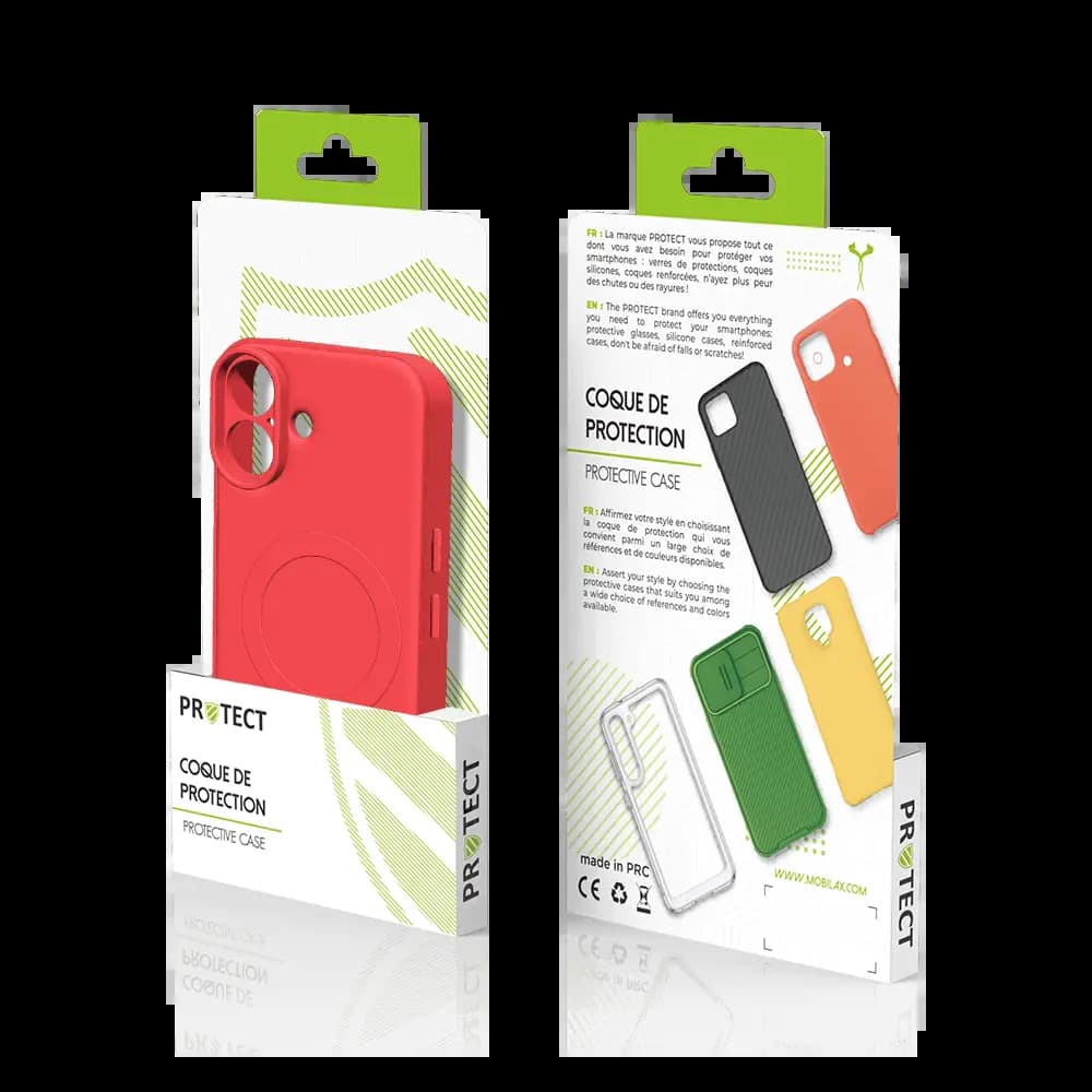 Coque de Protection PROTECT pour Apple iPhone 16 MagSafe Rouge