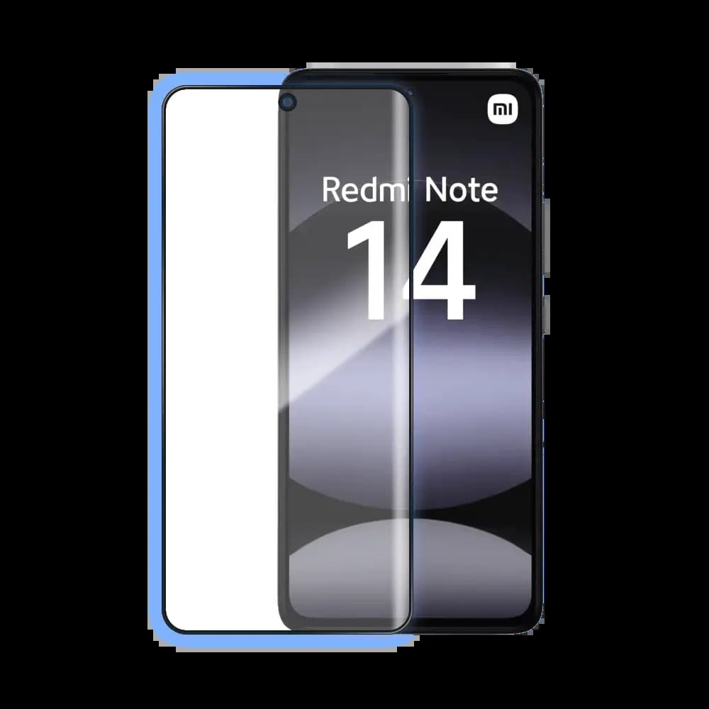Verre trempé intégral 5D 9H – protection écran Xiaomi Redmi Note 14 4G – PROTECT Noir