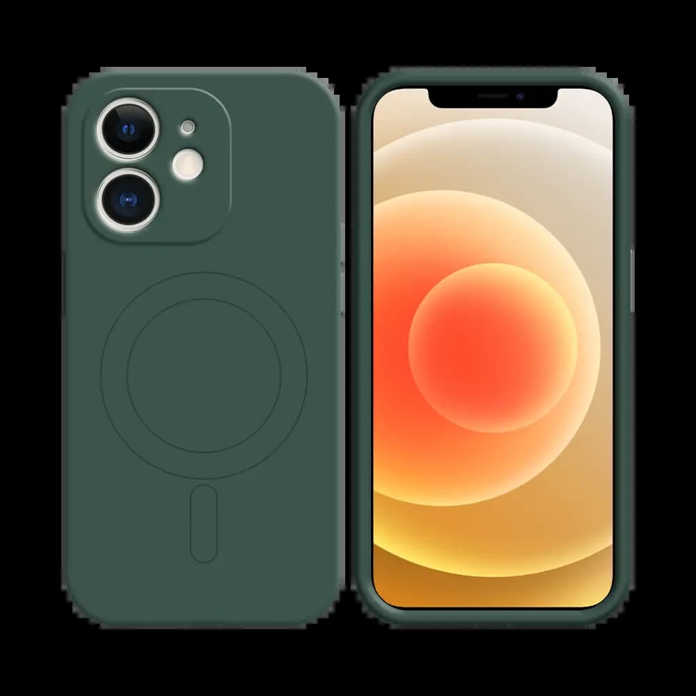 Coque de Protection PROTECT pour Apple iPhone 12 Mini MagSafe Vert Foncé