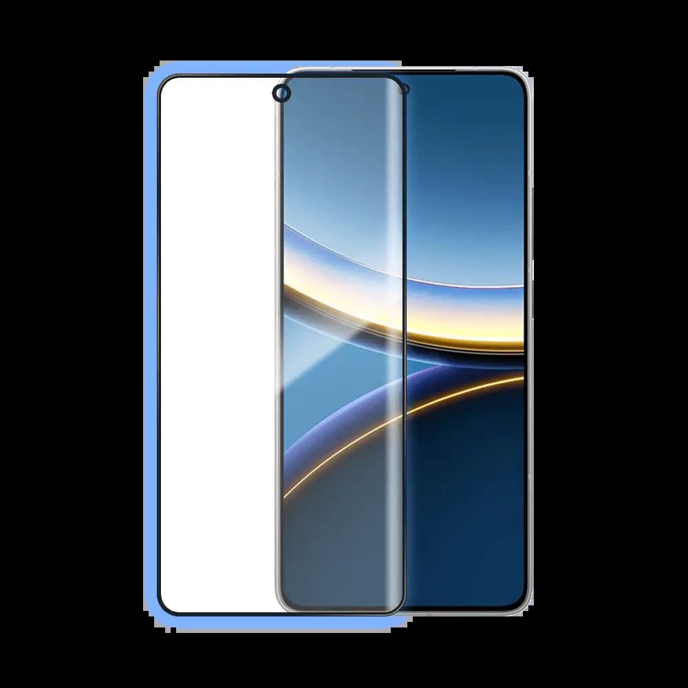 Verre trempé intégral 5D 9H – protection écran Xiaomi Poco F7 Pro 5G – PROTECT Noir