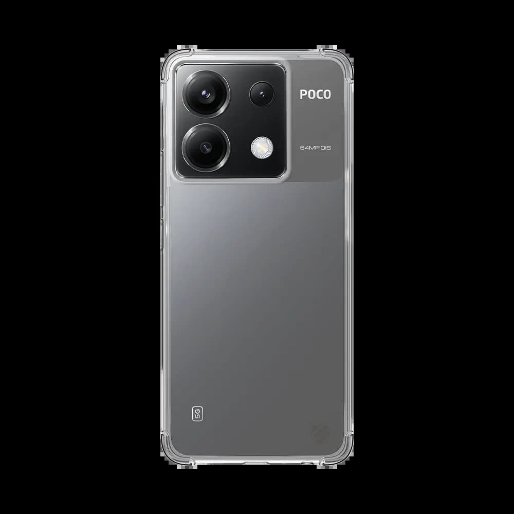 Coque antichoc renforcée transparente – compatible Xiaomi Redmi Note 13 Pro 5G / Poco X6 5G – silicone PROTECT