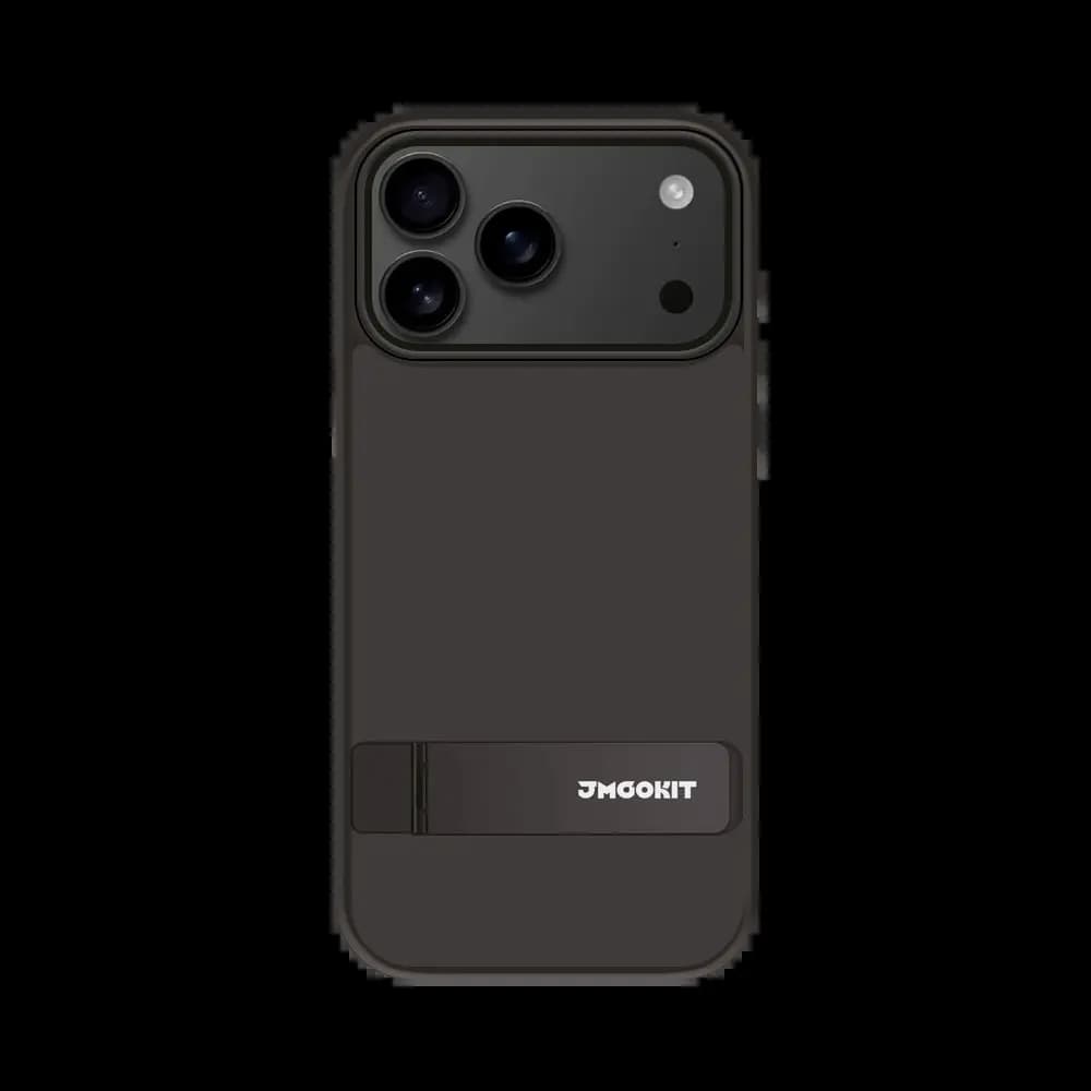 Coque de Protection Metal Bracket JMGOKIT pour Apple iPhone 17 Pro Max Noir