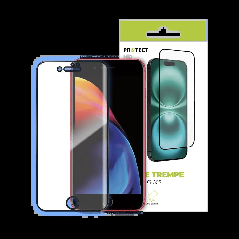 Verre Trempé HD PROTECT pour Apple iPhone 6 Plus, iPhone 6S Plus, iPhone 7 Plus &  iPhone 8 Plus Transparent