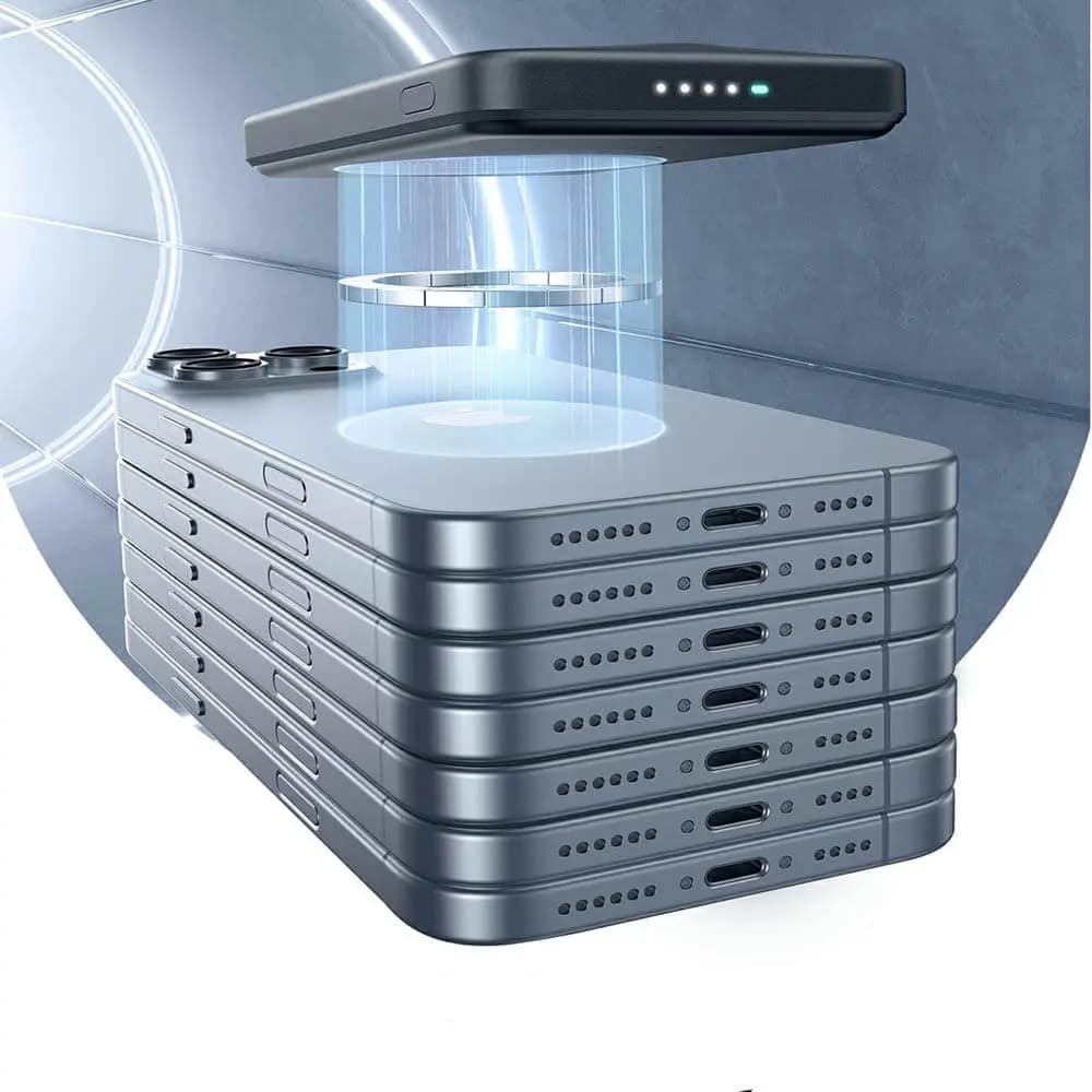 Batterie externe sans fil 15W magnétique 5000mAh charge rapide – ESR MagSlim Noir