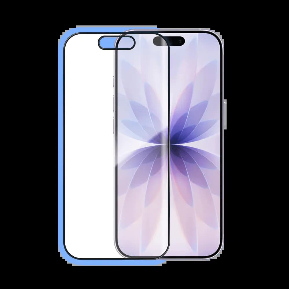 Verre trempé intégral 5D 9H – protection écran Apple iPhone 17 – PROTECT Noir