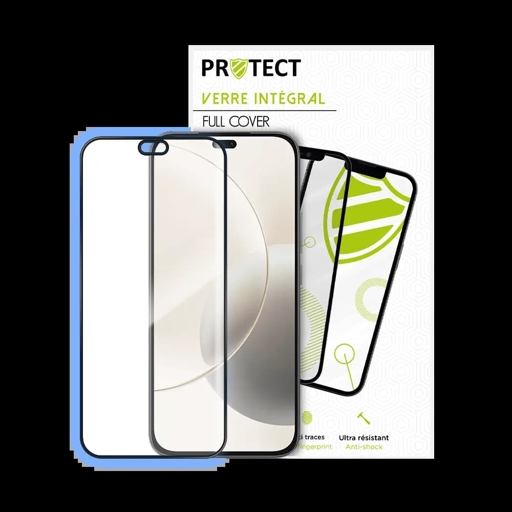 Verre trempé intégral 5D 9H – protection écran Honor 400 Lite – PROTECT Noir - Vue 16