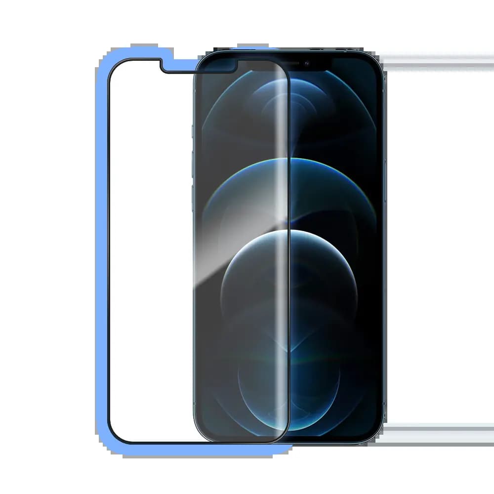 Verre trempé intégral 5D 9H – protection écran Apple iPhone 12 Pro Max – PROTECT Noir