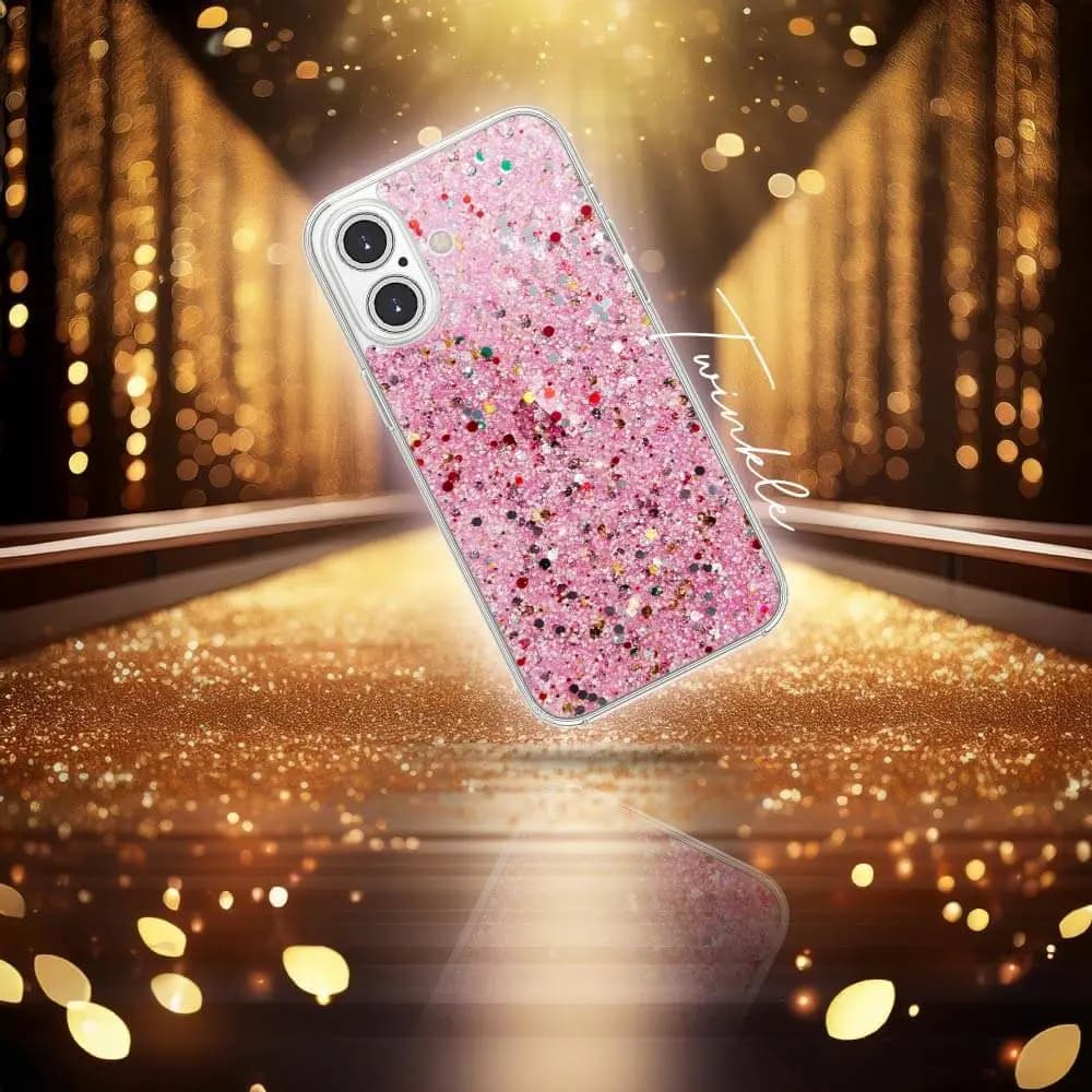 Coque de Protection Twinkle JMGOKIT pour Apple iPhone 16 Rose