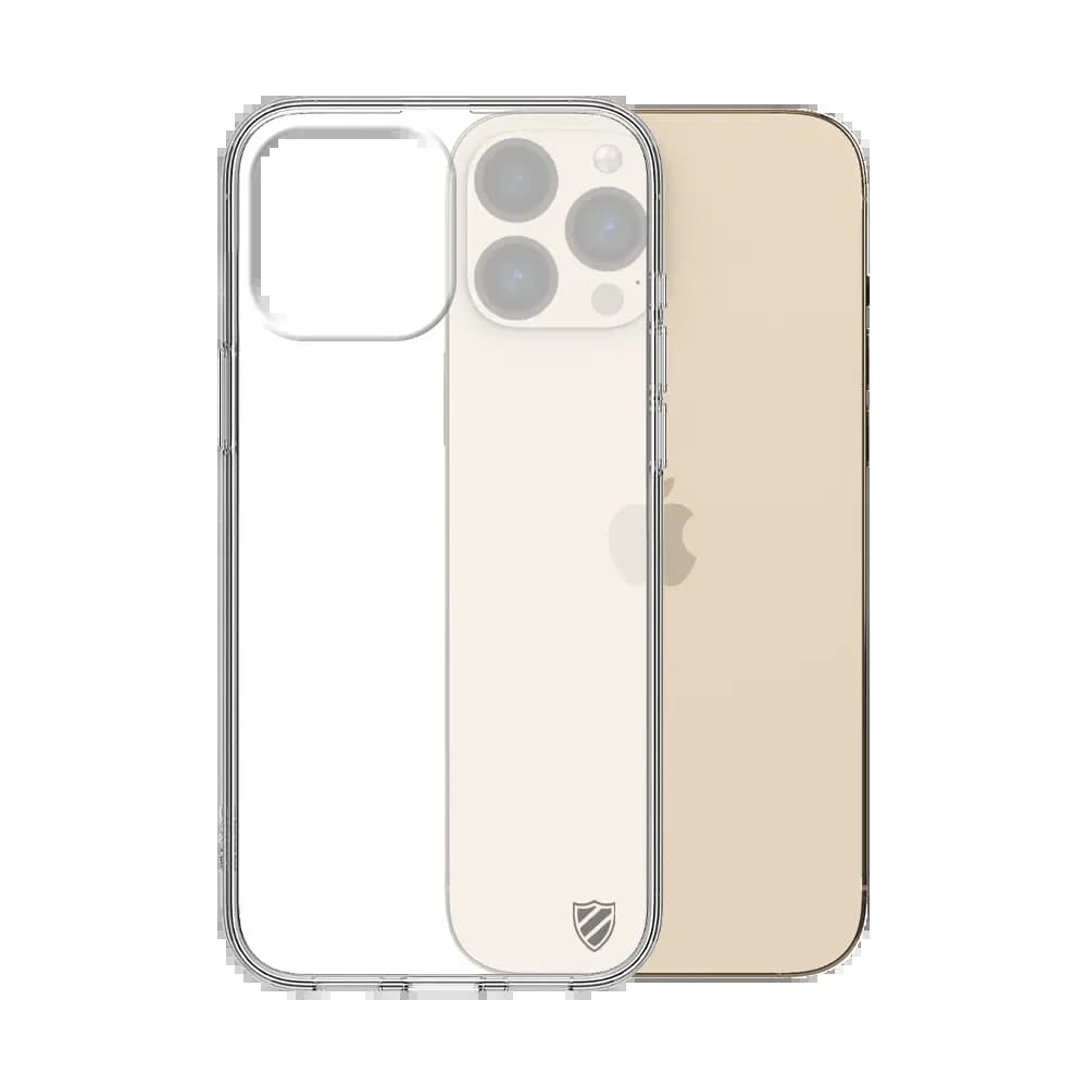 Coque Silicone PROTECT pour Apple iPhone 13 Pro Max Transparent