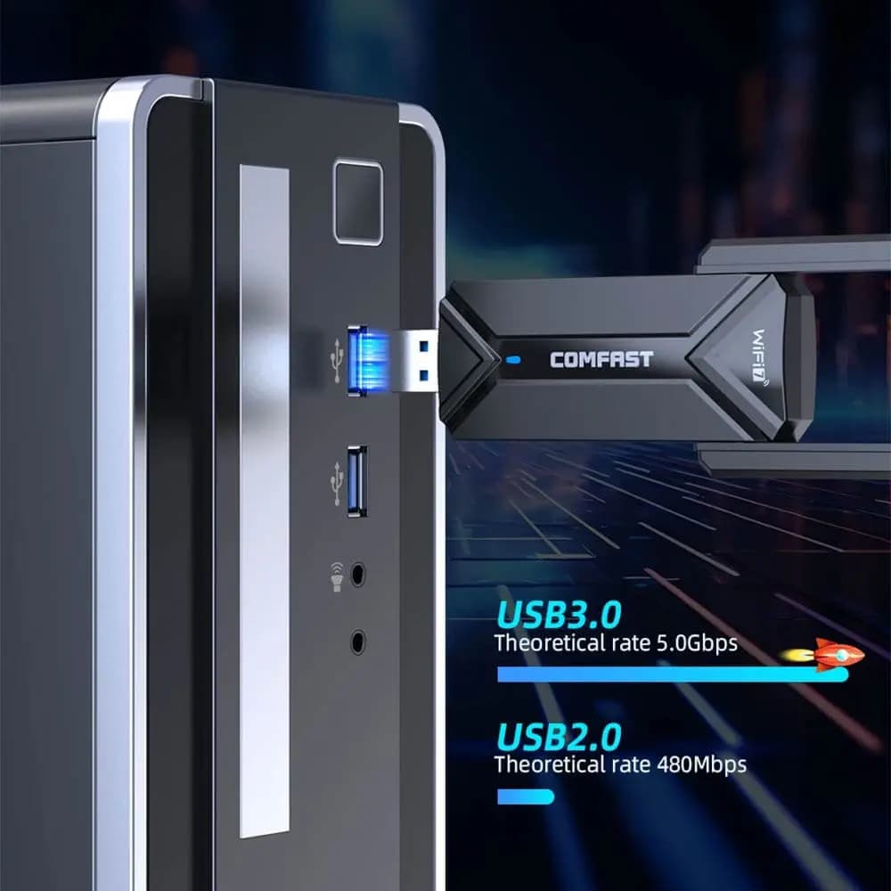 Clé Wifi Comfast Wifi 7 (6500 Mbps)