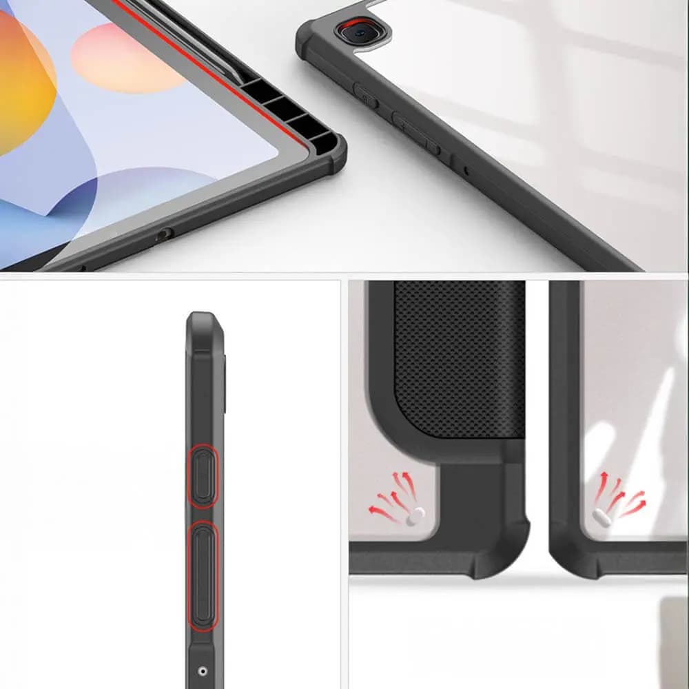 Housse de Protection Dux Ducis pour Samsung Galaxy Tab S6 Lite Wi-Fi P610 & Galaxy Tab S6 Lite 4G P615 Noir