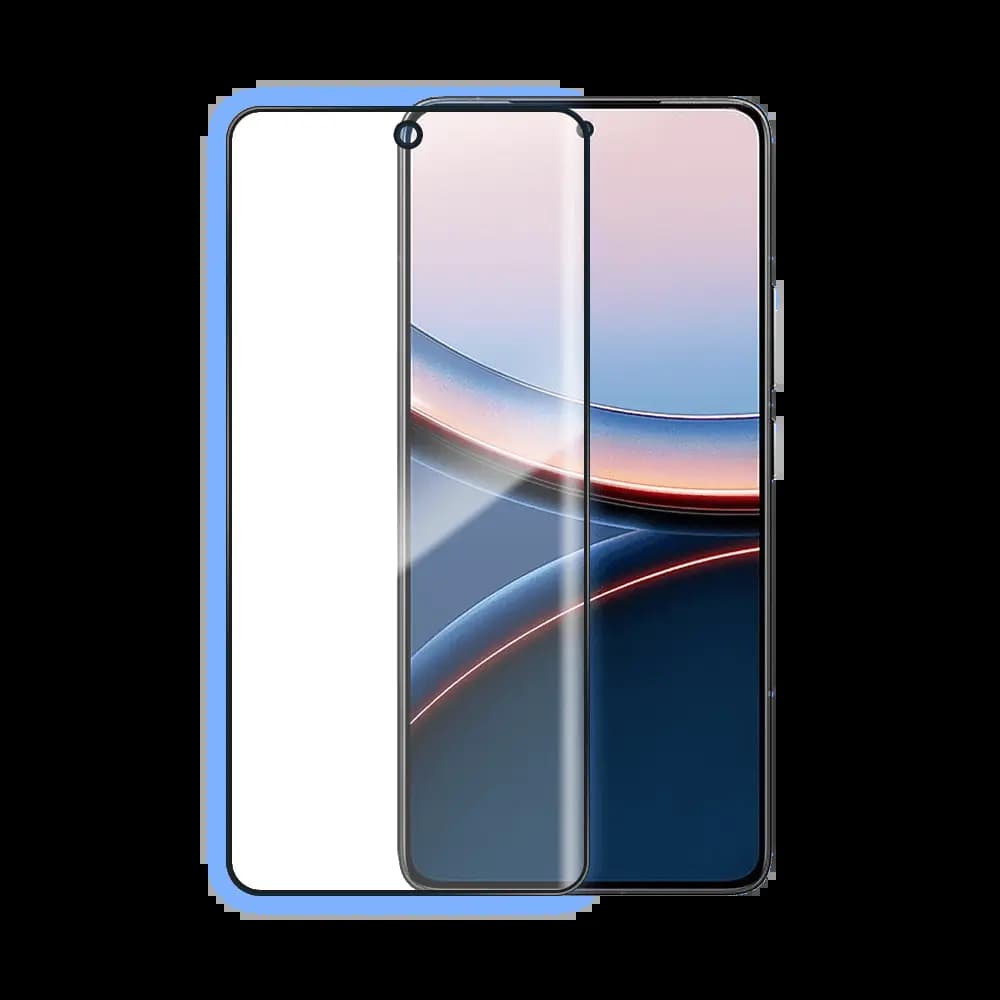 Verre trempé intégral 5D 9H – protection écran Xiaomi Poco F7 Ultra – PROTECT Noir