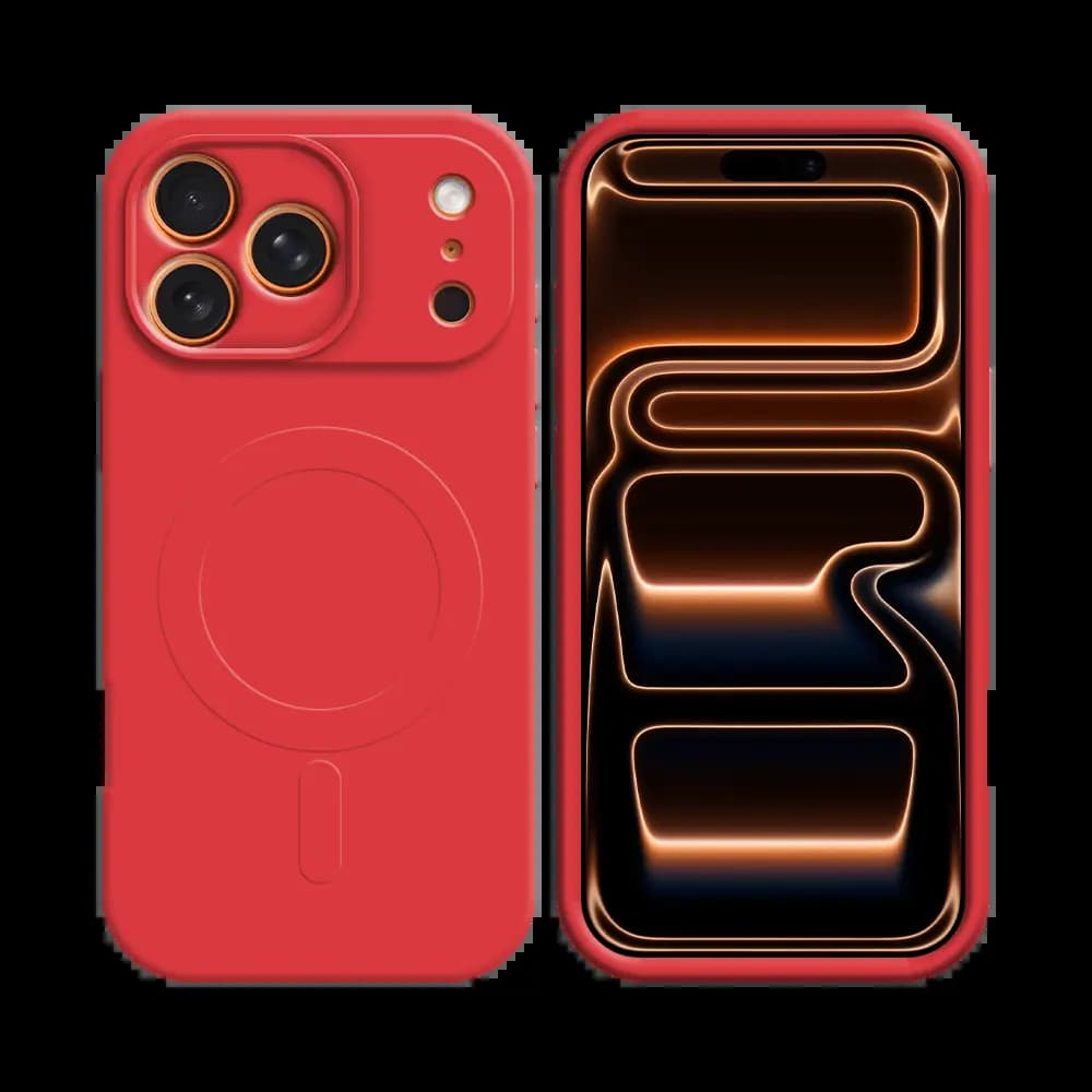 Coque de Protection IZ001 PROTECT pour Apple iPhone 17 Pro Rouge