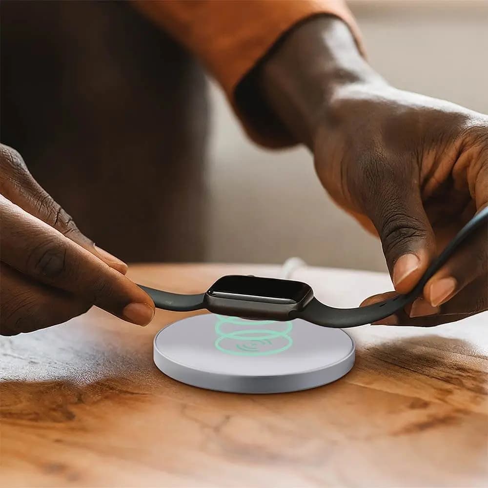 Chargeur à Induction T'nb sans fil 3 en 1 Blanc