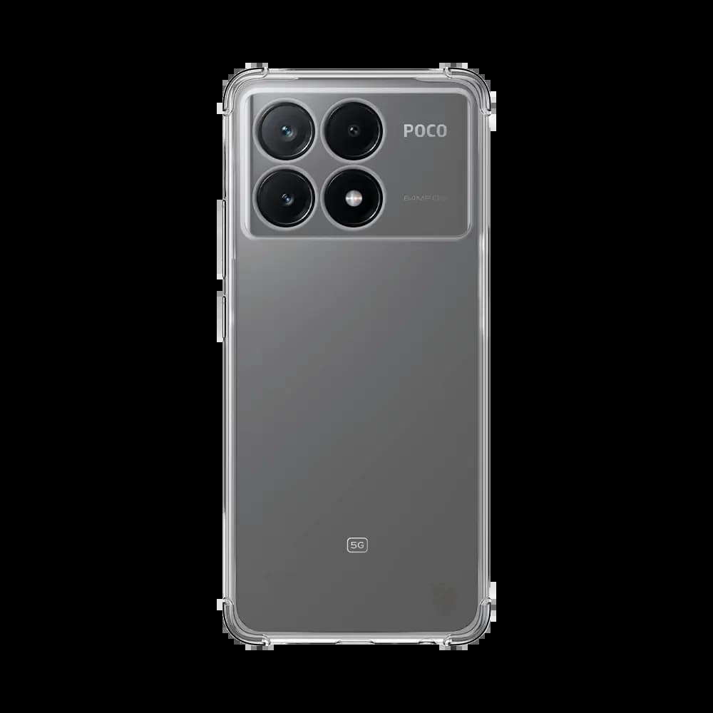 Coque Silicone Renforcée PROTECT pour Xiaomi Poco X6 Pro 5G Transparent