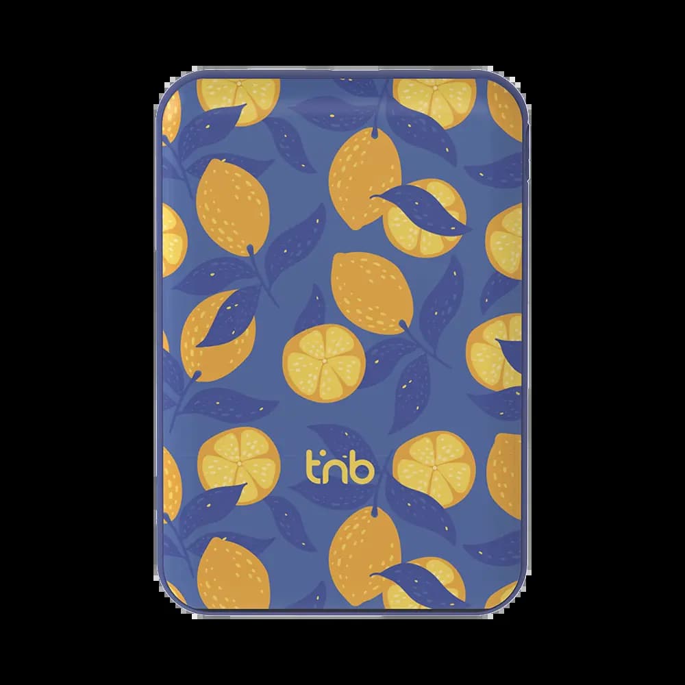 Batterie externe sans fil 15W MagSafe 5000mAh USB-C 20W – T’nb PBUMAG5LEM Bleu