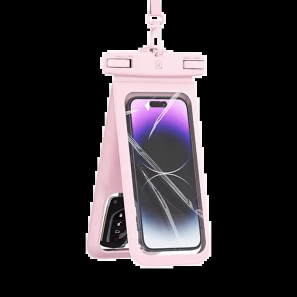Pochette de Protection Étanche Usams à Double Poche IP68 Rose