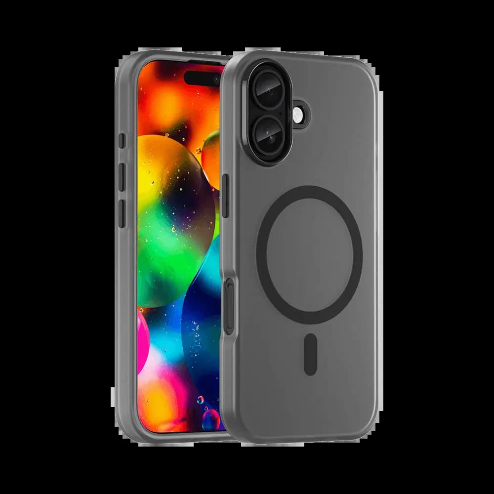 Coque MagSafe bi-matière –  iPhone 17 – PROTECT MF-006 Noir