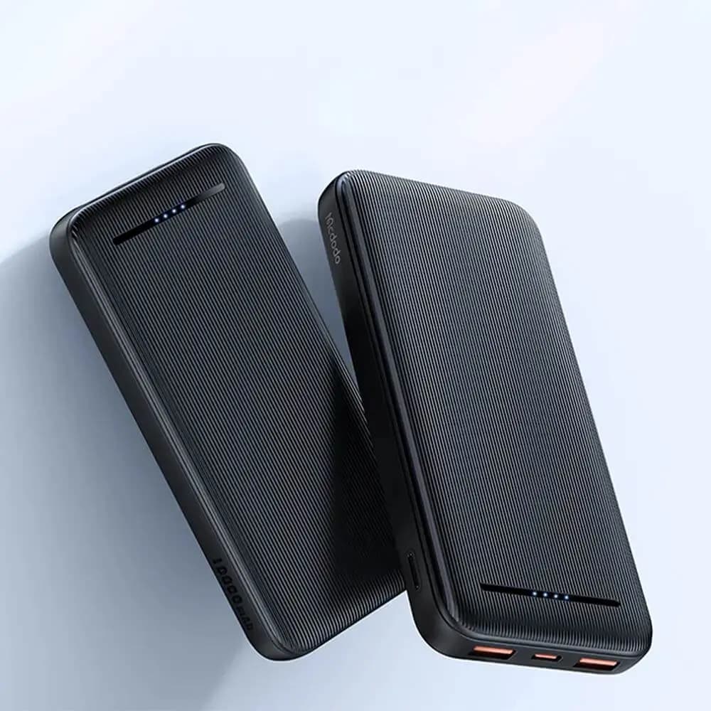 Batterie externe 10000mAh double port USB compacte – Mcdodo MC-4631 Noir