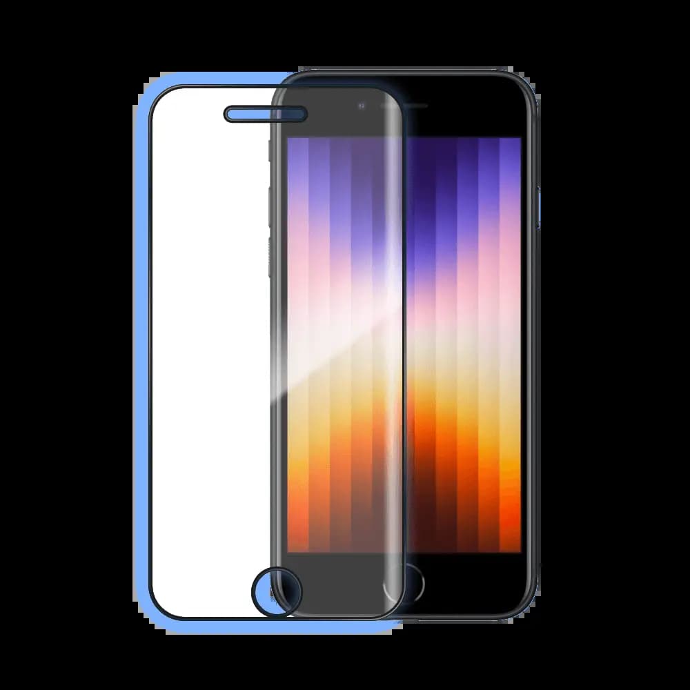 Verre Trempé HD PROTECT pour Apple iPhone 6, iPhone 6S, iPhone 7, iPhone 8, iPhone SE (2nd Gen) & iPhone SE (3e Gen) Transparent