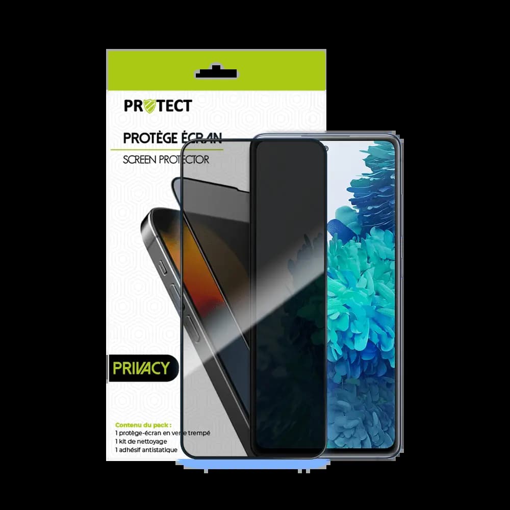 Verre Trempé PRIVACY PROTECT pour Samsung Galaxy S20 FE Transparent