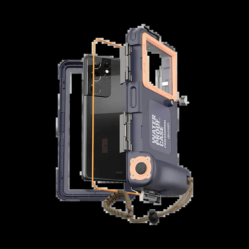 Coque Étanche pour Smartphone  Universelle Bleu