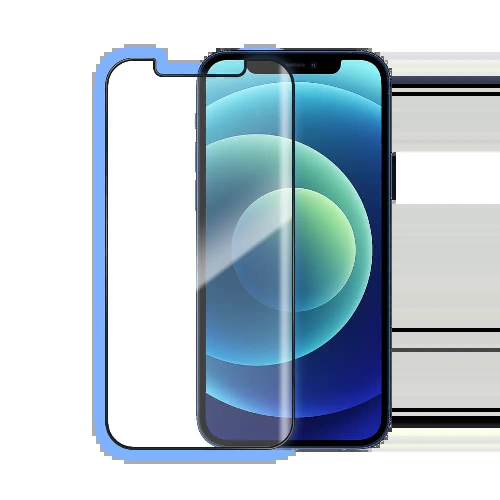 Verre trempé intégral 5D 9H – protection écran Apple iPhone 12 mini – PROTECT Noir