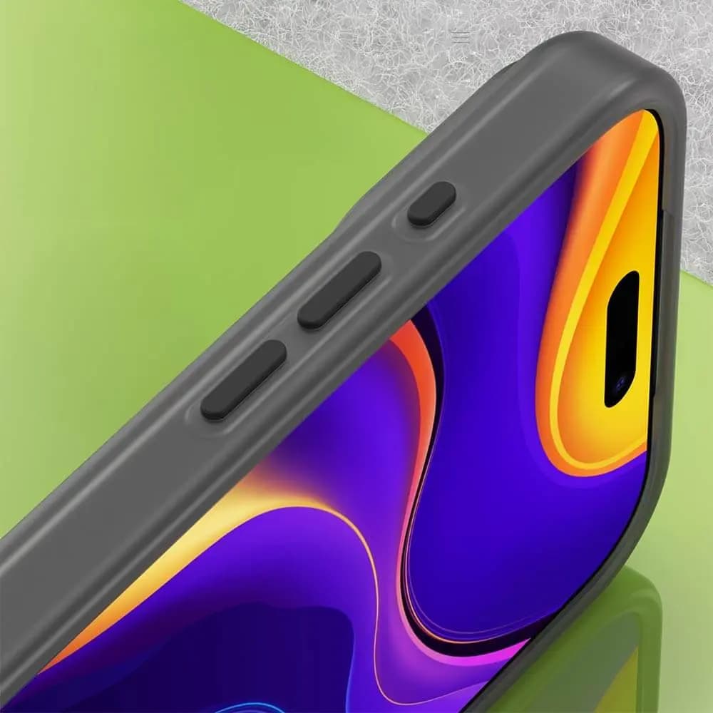 Coque MagSafe bi-matière –  iPhone 17 Pro – PROTECT MF-006 Noir