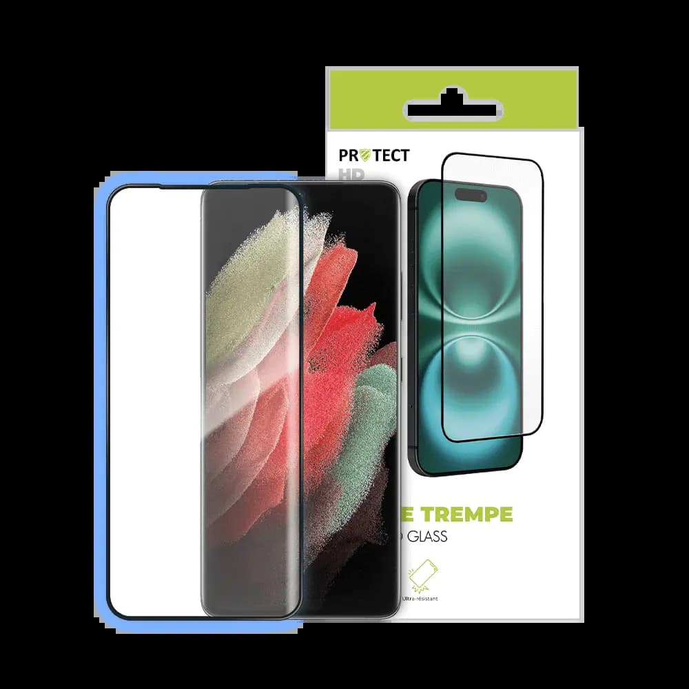 Verre Trempé HD PROTECT pour Samsung Galaxy S21 Ultra 5G Transparent