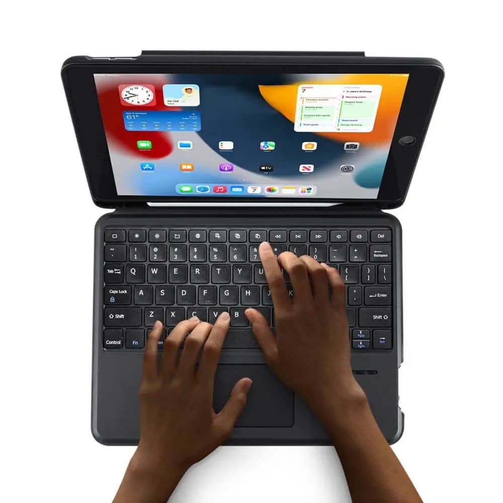 Housse de Protection avec Clavier Rétroéclairé DK Dux Ducis pour Apple iPad 7, 8 & 9, iPad Air 3 & iPad Pro 10.5" (1e génération) Noir - Vue 48