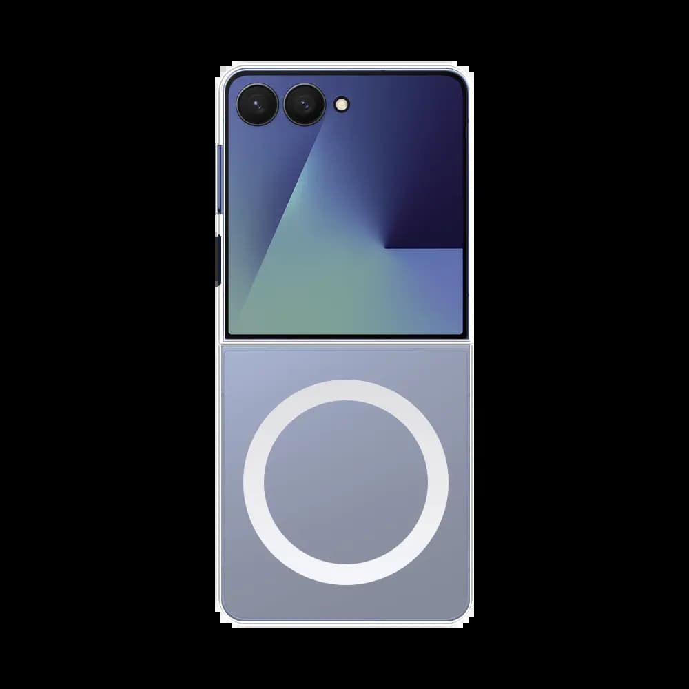 Coque transparente silicone MagSafe – Samsung Galaxy Z Flip 7 5G  - Vue 8
