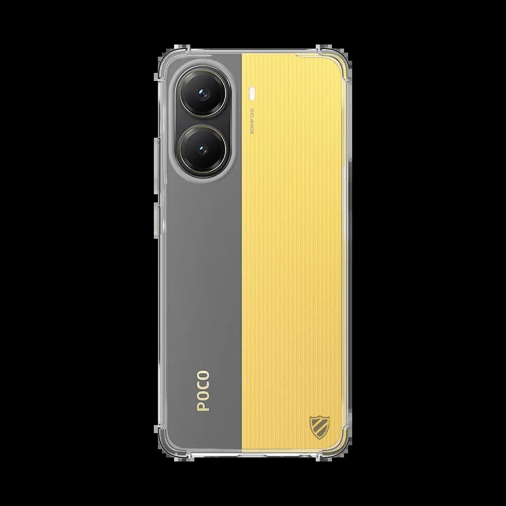 Coque Silicone Renforcée PROTECT pour Xiaomi Poco X7 Pro 5G Transparent