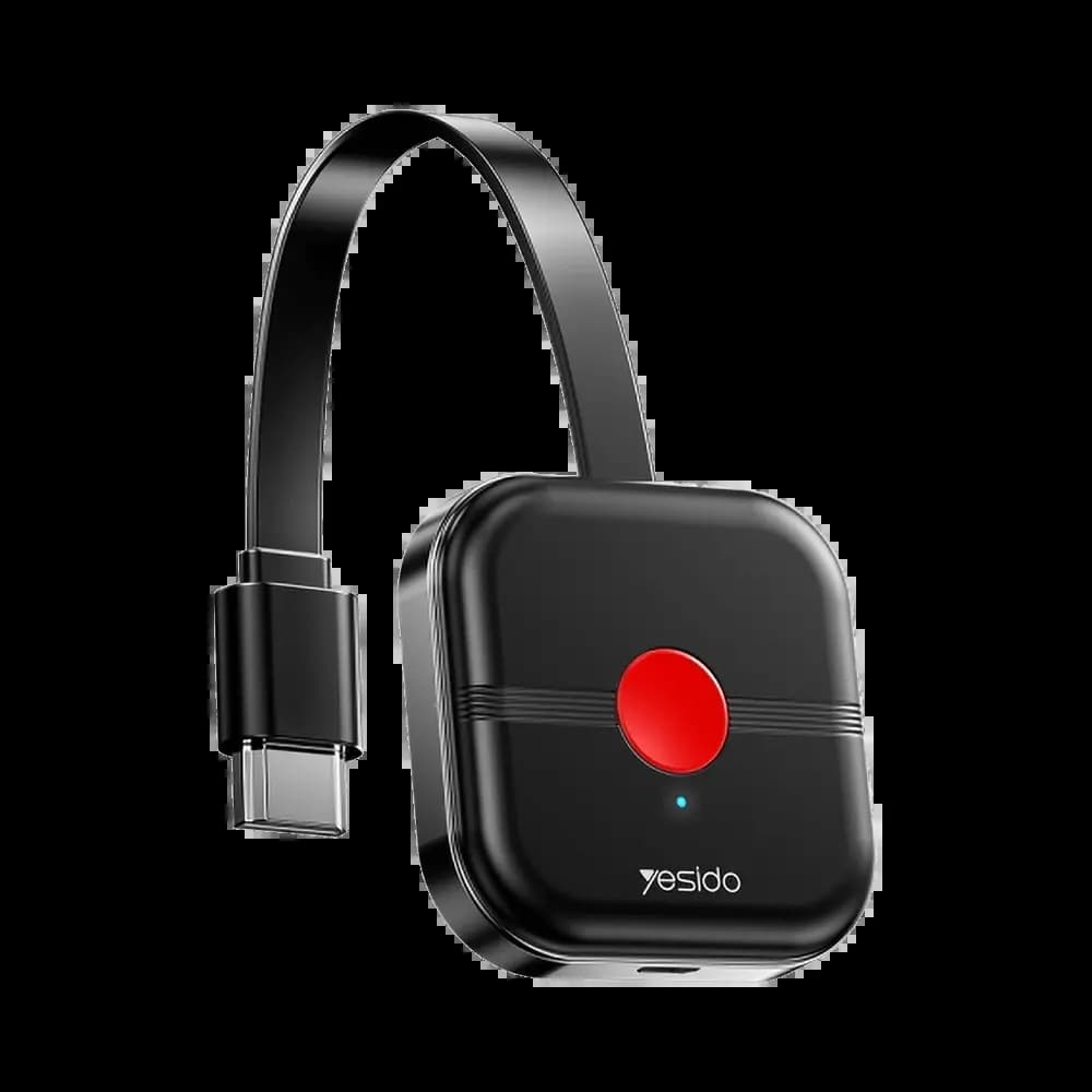 Récepteur d'Affichage Wifi Yesido 2.4G 4K Dongle HDMI sans Fil Miracast pour Projecteur et TVHD Noir