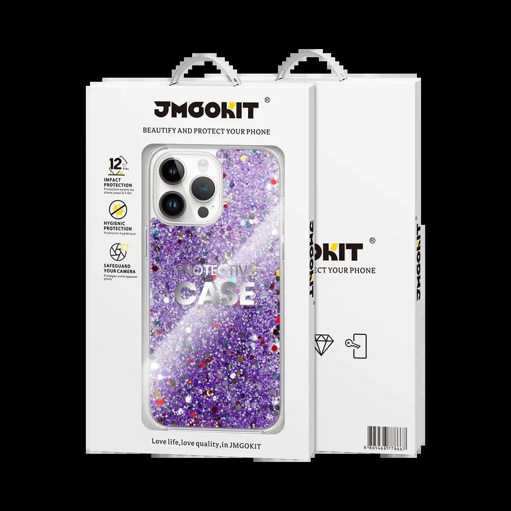 Coque de Protection Twinkle JMGOKIT pour Apple iPhone 16 Pro Max Violet