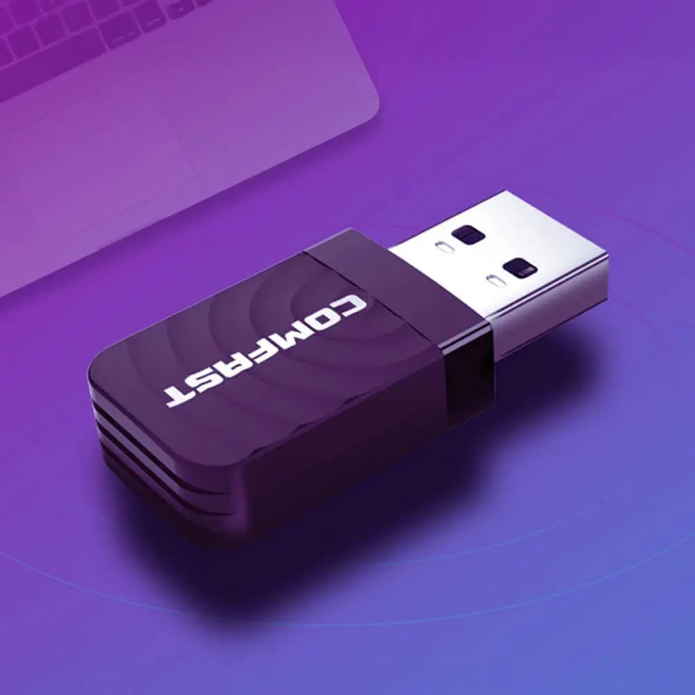 Clé Wifi Comfast 1300Mbps Noir