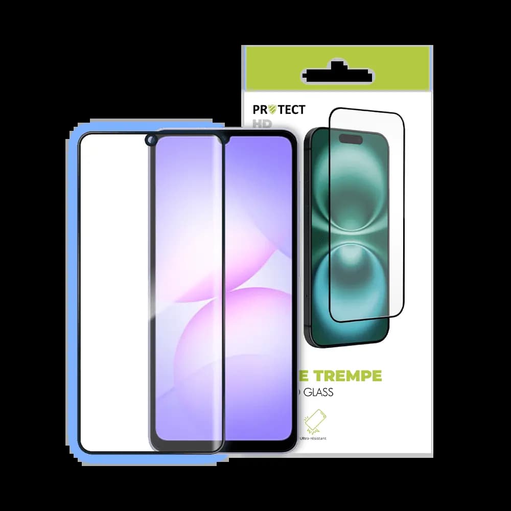 Verre Trempé HD PROTECT pour Samsung Galaxy A07 4G Transparent